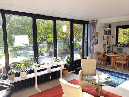 Wohnzimmer zur Küche - Etagenwohnung mit 58,00 m&sup2; in Timmendorfer Strand zum Kaufen
