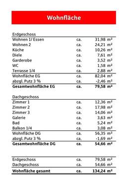 Wohnfläche - 
