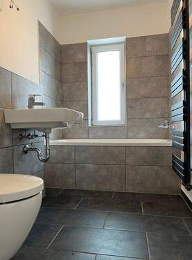 Badezimmer Erdgeschoss - Doppelhaushälfte mit 120,00 m² in Banzkow zum Kaufen
