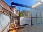 Terrasse mit Burgblick - 