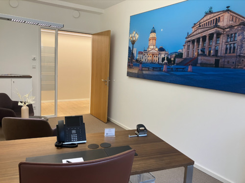 Chefbüro mit Besprechungsecke 2 Gäste - 