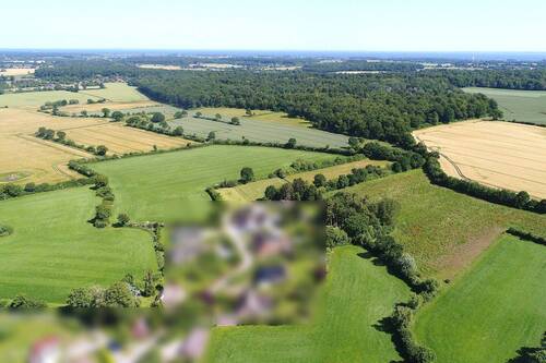 Hinten die nur ca. 15 Autominuten entfernte Ostsee - Grundstück in Manhagen zum Kaufen