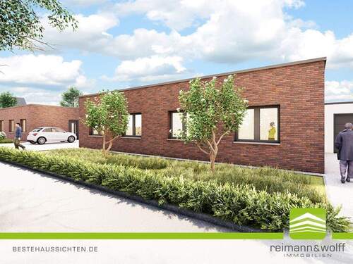 Vorderansicht - REIMANN&WOLFF Selfkant-Tüddern: 'Ihr (er-) lebenswerter Bungalow.'