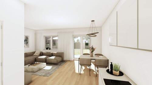 Wohnzimmer - Bungalow mit 91,50 m&sup2; in Selfkant zum Kaufen