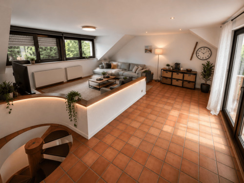DG / Helles, gemütliches Loftzimmer mit Baklon - 