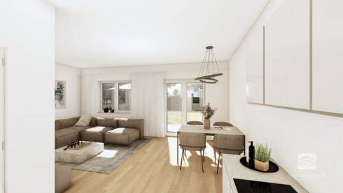 Wohnzimmer - Bungalow mit 88,80 m&sup2; in Selfkant zum Kaufen