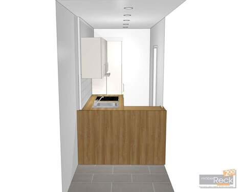 Küche vom Wohnzimmer - 