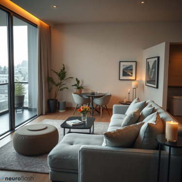 Ein gemütlicher Wohnbereich mit offener Küche - TRAUMWOHNUNG nahe LIPPSTADT: Neubau mit 3 Zimmern und Terrasse
