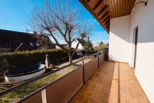 Balkon Erdgeschoss - Einfamilienhaus mit 167,00 m&sup2; in Jagstzell zum Kaufen