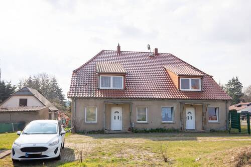 Hausansicht - Doppelhaushälfte mit 120,00 m² in Murchin zum Kaufen