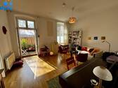 Wohnzimmer - Zentrale Zwei-Zimmerwohnung im Weinbergkiez erwartet Sie mit sonnigem Balkon!