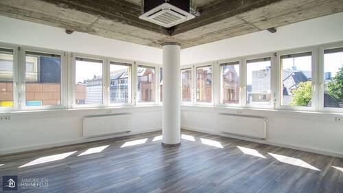 Teilbereich Schlafen - Citywohnung- Betonoptik & Komfort – Wohnen mit Stilfaktor inklusive