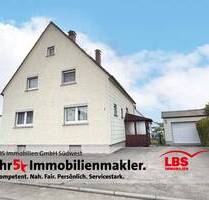 Gepflegtes Ein- bis Zweifamilienhaus mit Gartenhaus und Garage - perfekt für Familien - Stetten