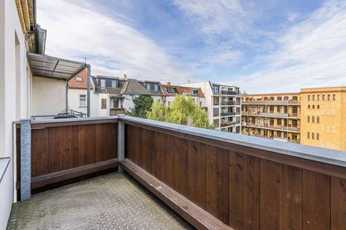 Balkon - 2 Zimmer Etagenwohnung in Leipzig