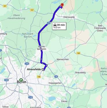 Entfernung Berlin - 