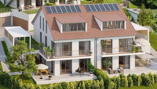 Ansicht Haus E&F - 6 Zimmer Doppelhaushälfte zum Kaufen in Herrsching