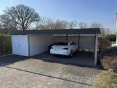 Doppelcarport mit Anbau - 