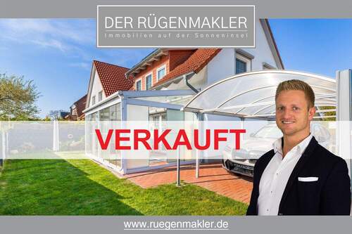 Herzlich willkommen - Gepflegtes Reihenendhaus mit Terrasse (Wintergarten-Charakter) und Carport in 18574 Garz auf Rügen