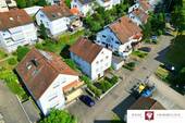 Drohnenansicht Nord-West fern - 8 Zimmer Mehrfamilienhaus, Wohnhaus in Winnenden