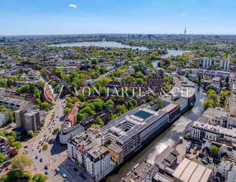 Top View - 3 Zimmer Gewerbeobjekt (Büro, Produktion, Verkauf) in Hamburg