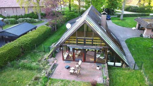 Hausansicht_hinten_oben - 4 Zimmer Mehrfamilienhaus, Wohnhaus in Vahlde