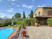 Bild 1 - Wunderschönes Landhaus in feiner Panoramalage mit Pool, sehr guter Gesamtzustand I Immobilie Toskana