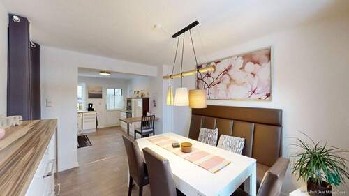 Küche mit eigenem Essbereich - 5 Zimmer Doppelhaushälfte in Hamm