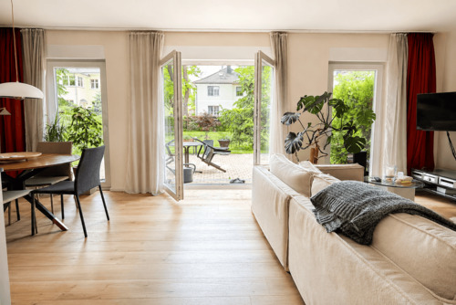 Wohnzimmer - 4 Zimmer Doppelhaushälfte zur Miete in Berlin