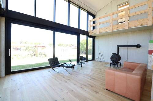 Wohnbereich mit Kamin - 