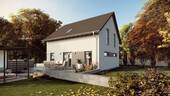 Ansicht Garten - Zeitlose Architektur trifft moderne Offenheit: Ihr Einfamilienhaus der Zukunft