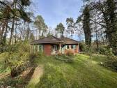 Blick aus dem Garten - Bungalow mit 146,00 m&sup2; in Wedemark zum Kaufen