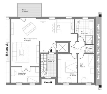 2. OG Haus B - 
