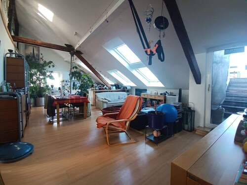 Wohnraum - 3 Zimmer Terrassenwohnung zum Kaufen in Krefeld