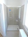 Die Dusche im Bad - 