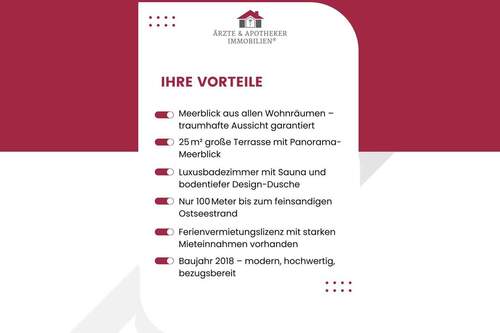 Ihre Vorteile! - 3 Zimmer Etagenwohnung zum Kaufen in Lübeck / Travemünde