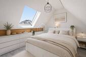virtuell bearbeitetes Schlafzimmer - 