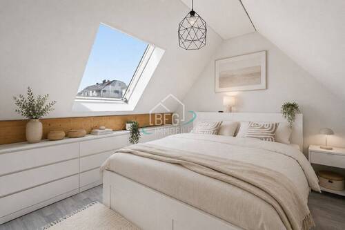 virtuell bearbeitetes Schlafzimmer - 