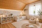 virtuell bearbeitetes Kinderzimmer - 