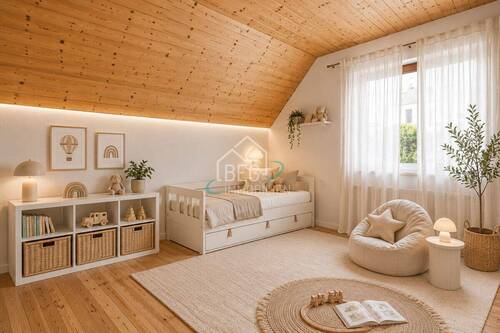 virtuell bearbeitetes Kinderzimmer - 