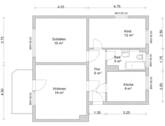 Grundriss - Etagenwohnung mit 68,00 m² in Zwickau zur Miete