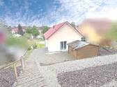 von oben - 3 Zimmer Einfamilienhaus in Wangen