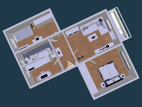 Bild 4 - Etagenwohnung mit 61,00 m&sup2; in Zwickau zur Miete