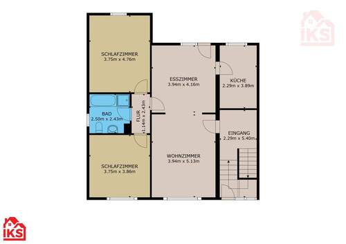 Bauplan Erdgeschoss Dresdener Str. 1 - 