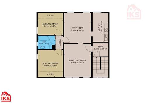 Bauplan Dachgeschoss Dresdener Str. 1 - 