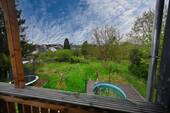 Blick vom Balkon in den Garten - Einfamilienhaus mit 168,20 m&sup2; in Wittgert zum Kaufen