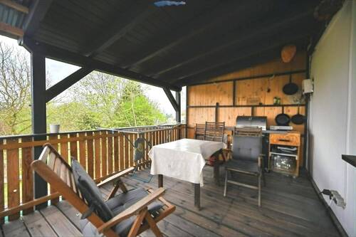 Balkon mit Überdachung OG - 