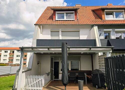  Ansicht Terrasse - 5 Zimmer Reihenendhaus in Springe