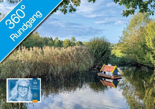 Ententeich gegenüber des Hauses - 4 Zimmer Einfamilienhaus in Grevenkrug