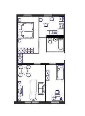 Bild 2 - 3 Zimmer Etagenwohnung zur Miete in Schkeuditz