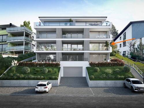 Hier befindet sich die Wohnung - 